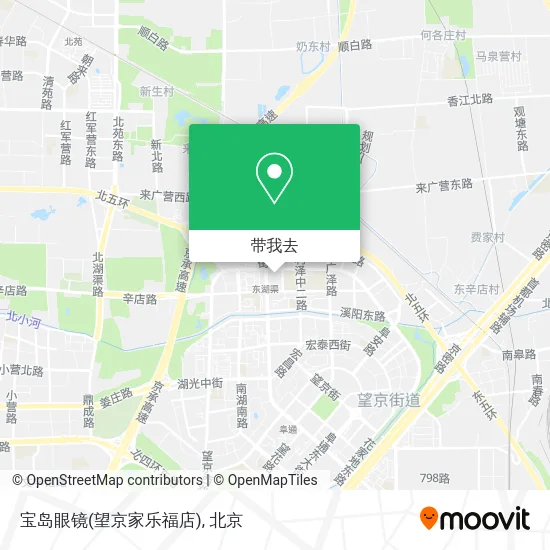 宝岛眼镜(望京家乐福店)地图