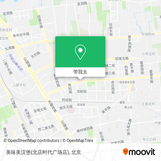 美味美汉堡(北店时代广场店)地图