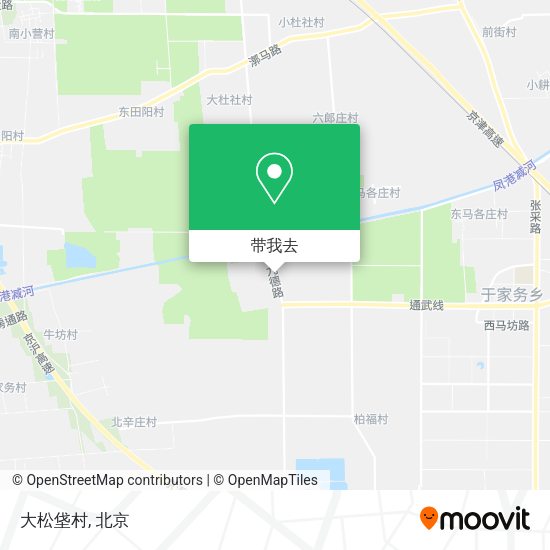 大松垡村地图