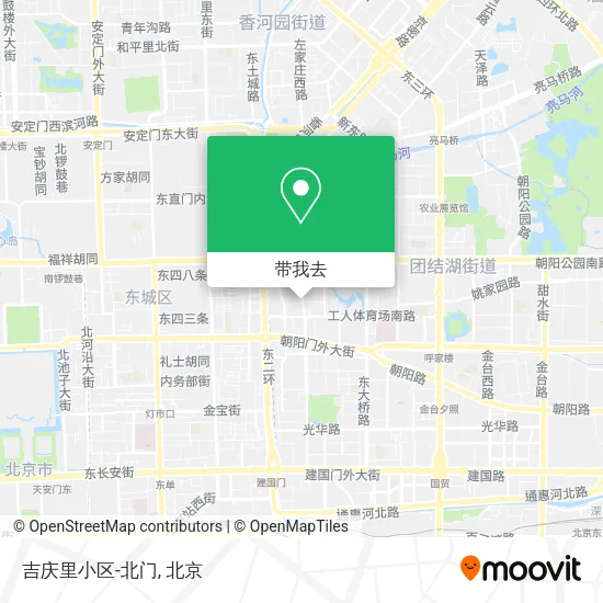 吉庆里小区-北门地图