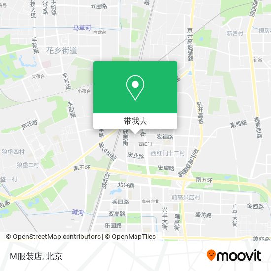 M服装店地图
