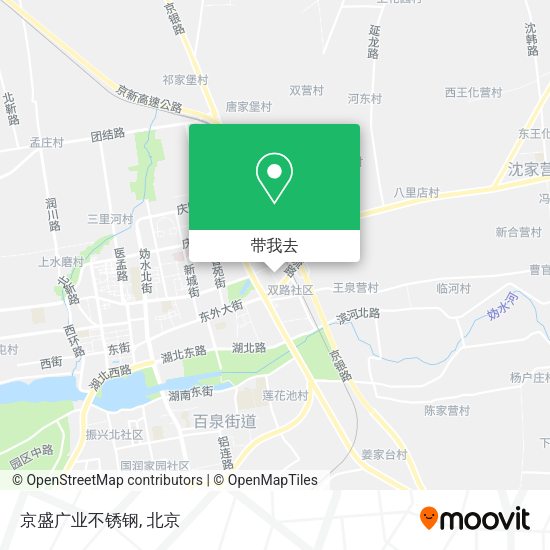 京盛广业不锈钢地图