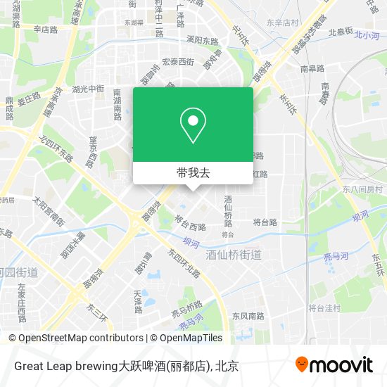 Great Leap brewing大跃啤酒(丽都店)地图