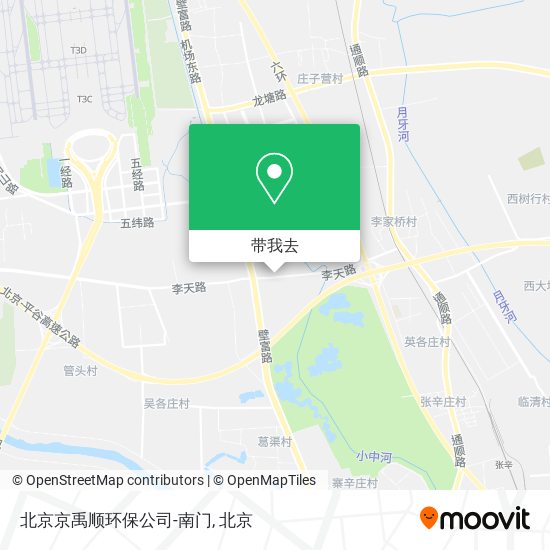 北京京禹顺环保公司-南门地图