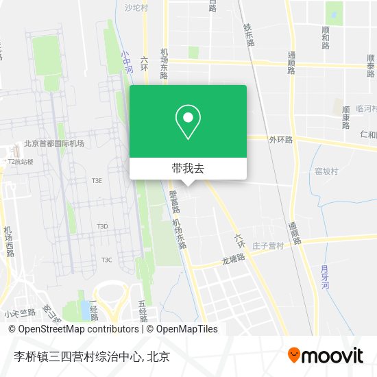 李桥镇三四营村综治中心地图