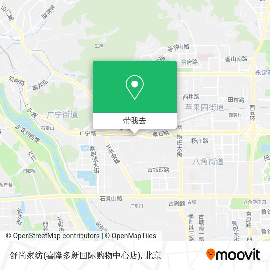 舒尚家纺(喜隆多新国际购物中心店)地图