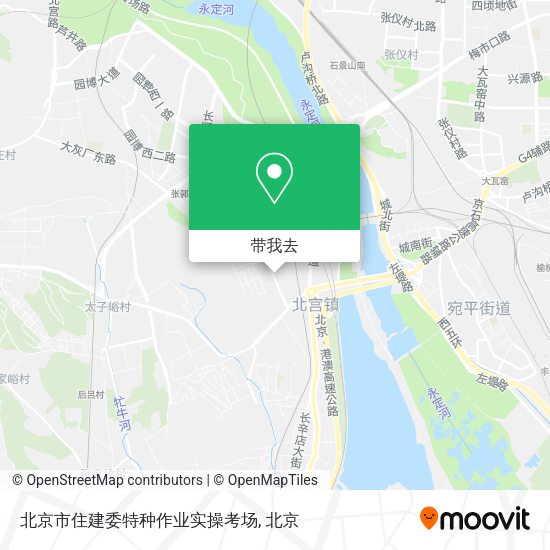 北京市住建委特种作业实操考场地图