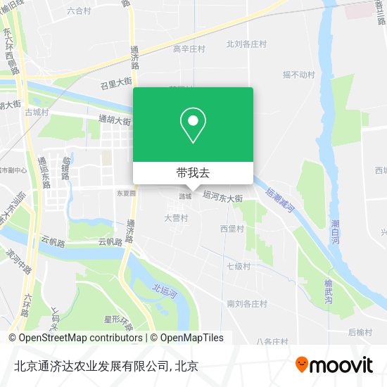 北京通济达农业发展有限公司地图