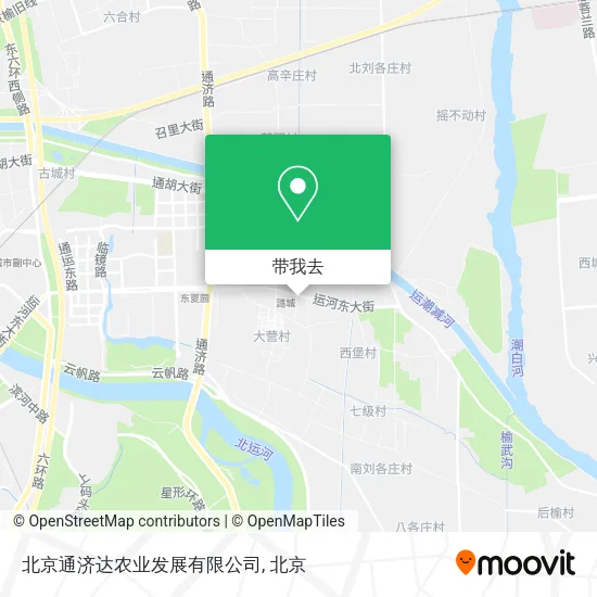北京通济达农业发展有限公司地图