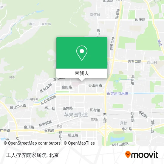 工人疗养院家属院地图