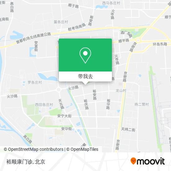 裕顺康门诊地图