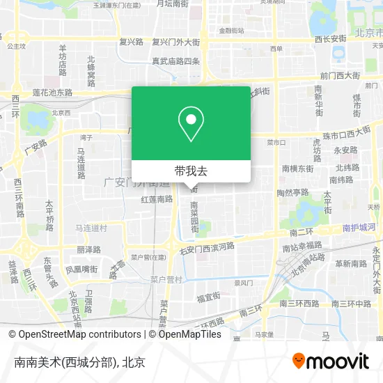 南南美术(西城分部)地图
