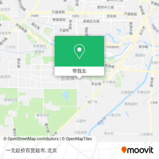 一元起价百货超市地图