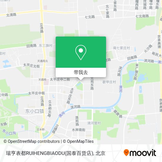 瑞亨表都RUIHENGBIAODU(国泰百货店)地图