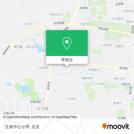 五侯中心小学地图