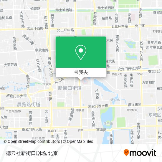 德云社新街口剧场地图