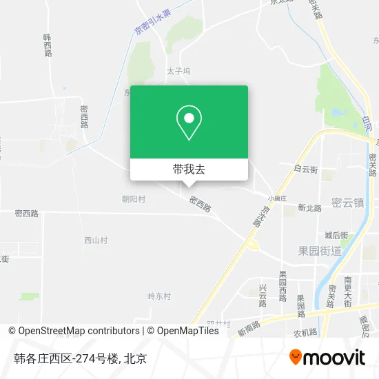 韩各庄西区-274号楼地图