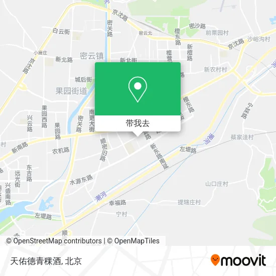 天佑德青稞酒地图