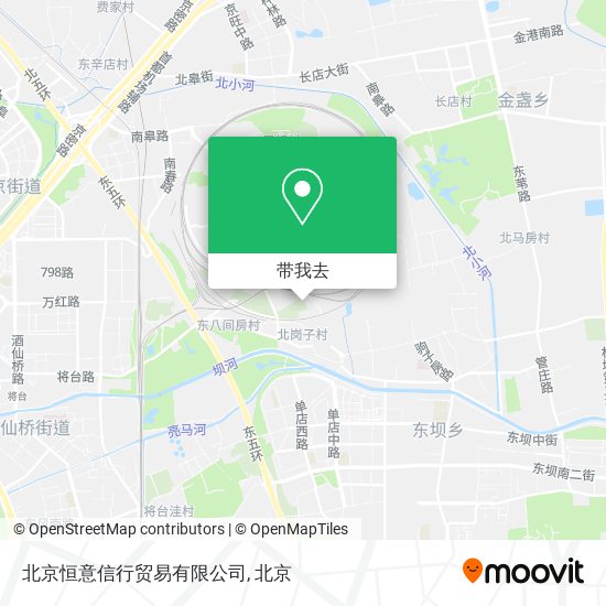 北京恒意信行贸易有限公司地图