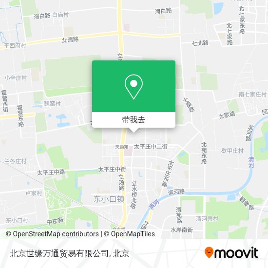 北京世缘万通贸易有限公司地图