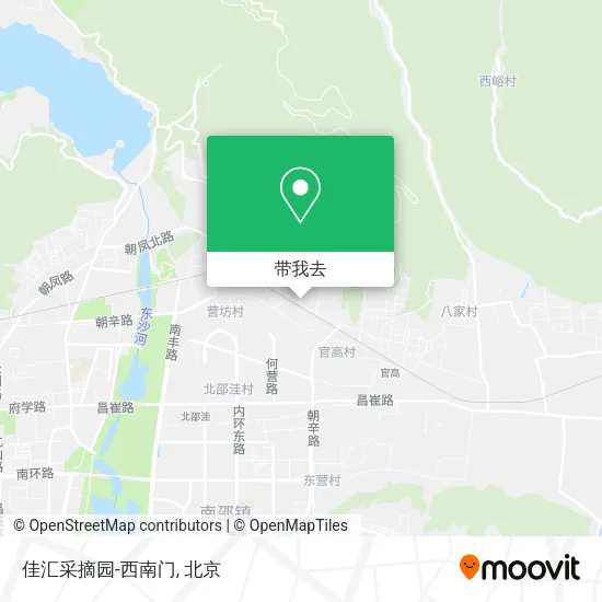 佳汇采摘园-西南门地图