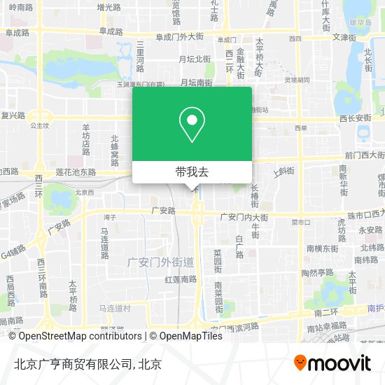 北京广亨商贸有限公司地图