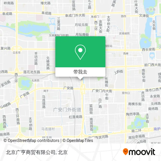 北京广亨商贸有限公司地图