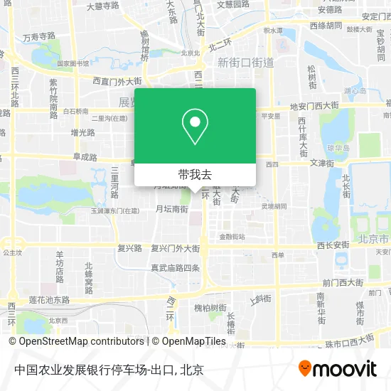中国农业发展银行停车场-出口地图