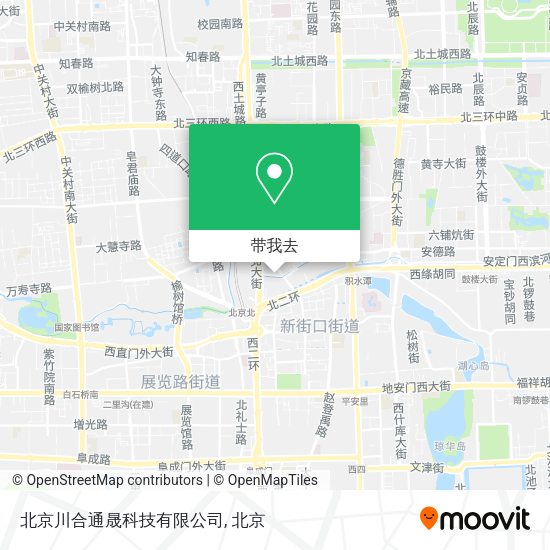 北京川合通晟科技有限公司地图