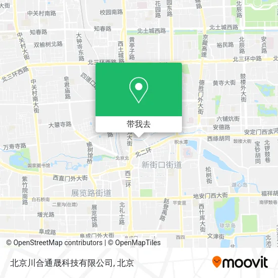 北京川合通晟科技有限公司地图