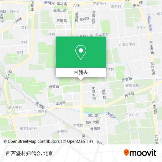 西芦垡村妇代会地图