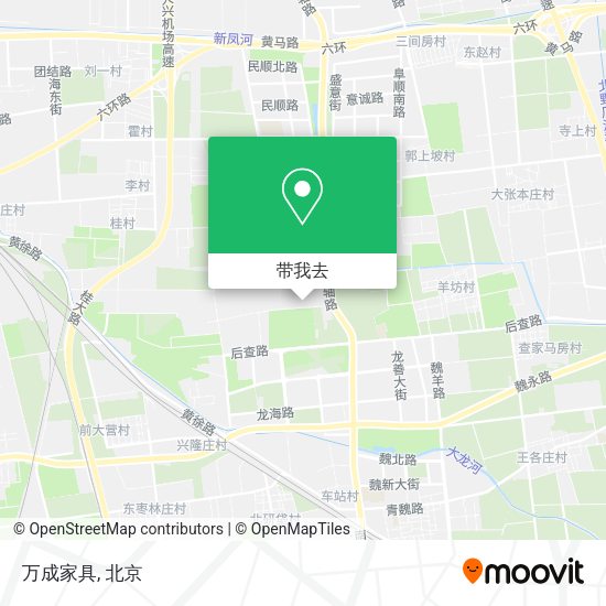 万成家具地图