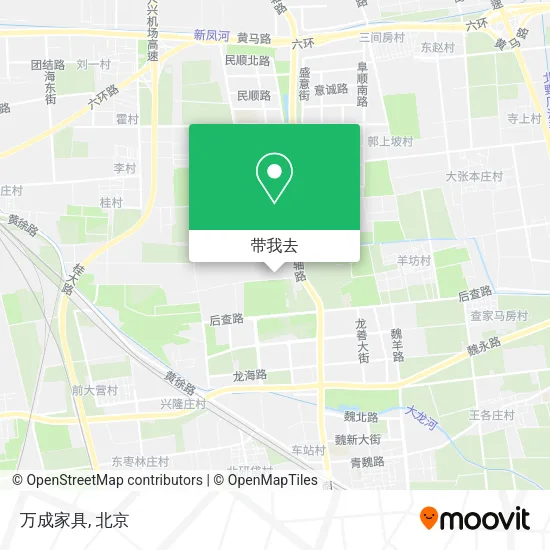 万成家具地图