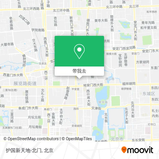 护国新天地-北门地图