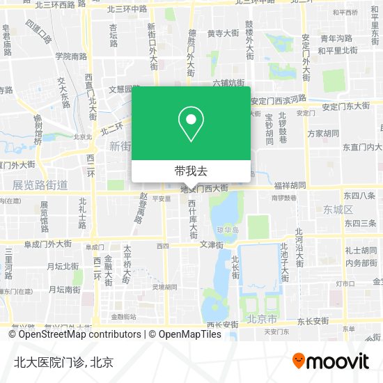 北大医院门诊地图