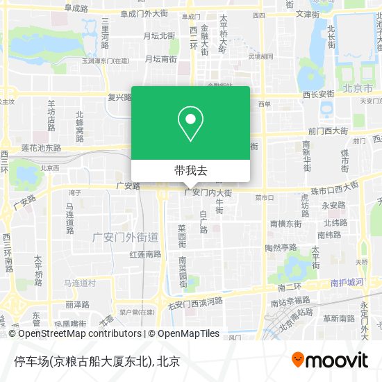 停车场(京粮古船大厦东北)地图