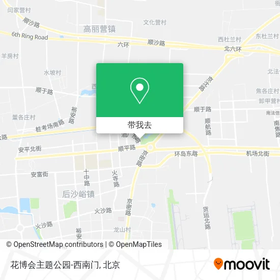 花博会主题公园-西南门地图