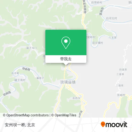 安州坝一桥地图