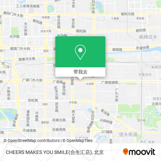 CHEERS MAKES YOU SMILE(合生汇店)地图