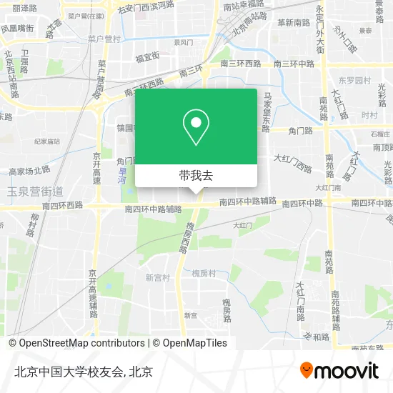 北京中国大学校友会地图
