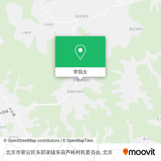 北京市密云区东邵渠镇东葫芦峪村民委员会地图