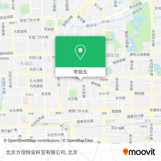北京方信恒业科贸有限公司地图