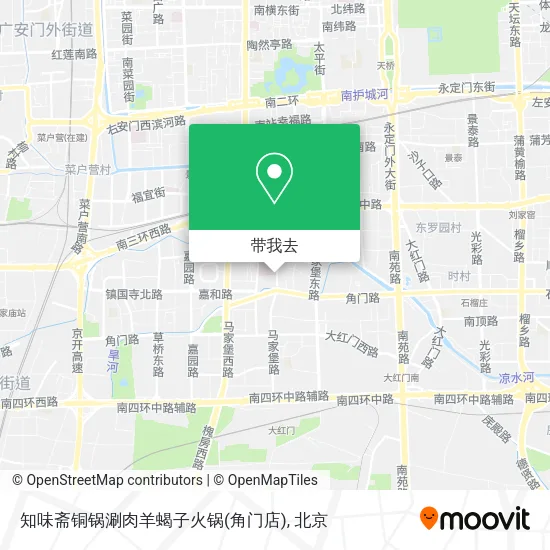 知味斋铜锅涮肉羊蝎子火锅(角门店)地图