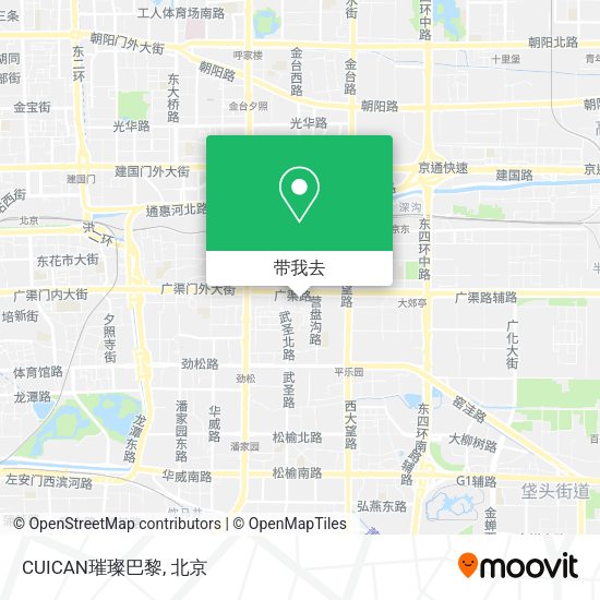 CUICAN璀璨巴黎地图