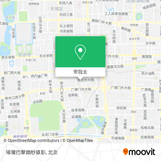 璀璨巴黎婚纱摄影地图