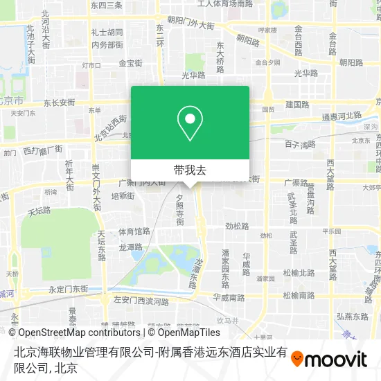 北京海联物业管理有限公司-附属香港远东酒店实业有限公司地图
