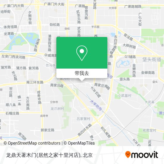 龙鼎天著木门(居然之家十里河店)地图