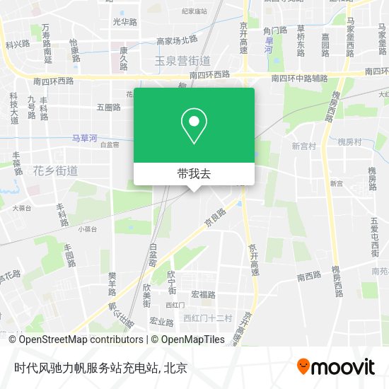 时代风驰力帆服务站充电站地图