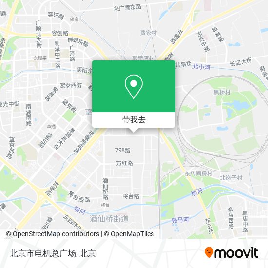 北京市电机总广场地图