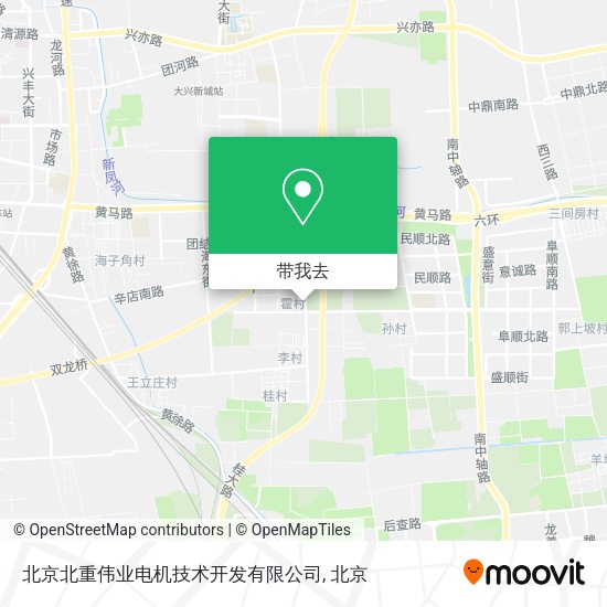 北京北重伟业电机技术开发有限公司地图